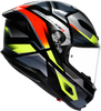AGV K6 S Helmet - Erazer - Black/Red/Yellow Fluo - Large 2118395002-026-L AGV K6 S Helmet - Erazer - Black/Red/Yellow Fluo - Large 2118395002-026-L