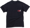 BILTWELL Skull Pocket T-Shirt - Black - Medium 8102-077-003