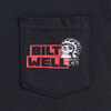 BILTWELL Skull Pocket T-Shirt - Black - Medium 8102-077-003