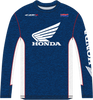 HONDA APPAREL Honda HRC Long-Sleeve T-Shirt - Navy/White - XL NP21S-M2482-XL