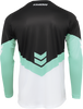 THOR Youth Sector Chev Jersey - Black/Mint - Large 2912-2037