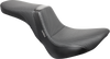 LE PERA Daytona 2-Up Seat - Without Backrest - Basketweave - Black - Softail '18-'22 LYB-543BW
