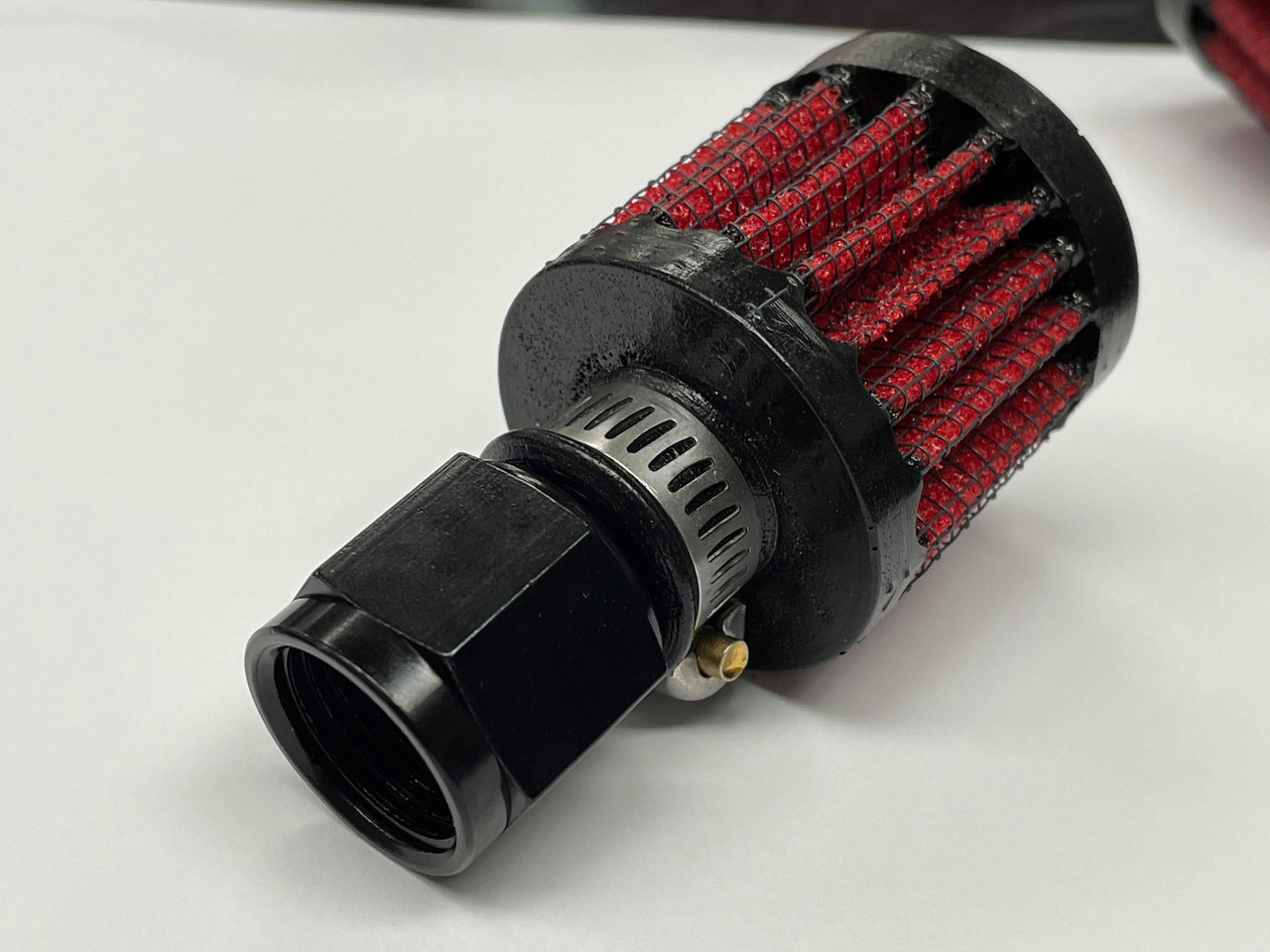 Fuel Cell Breather/Vent 10 AN Female Fitting with Filter J J Motorsports