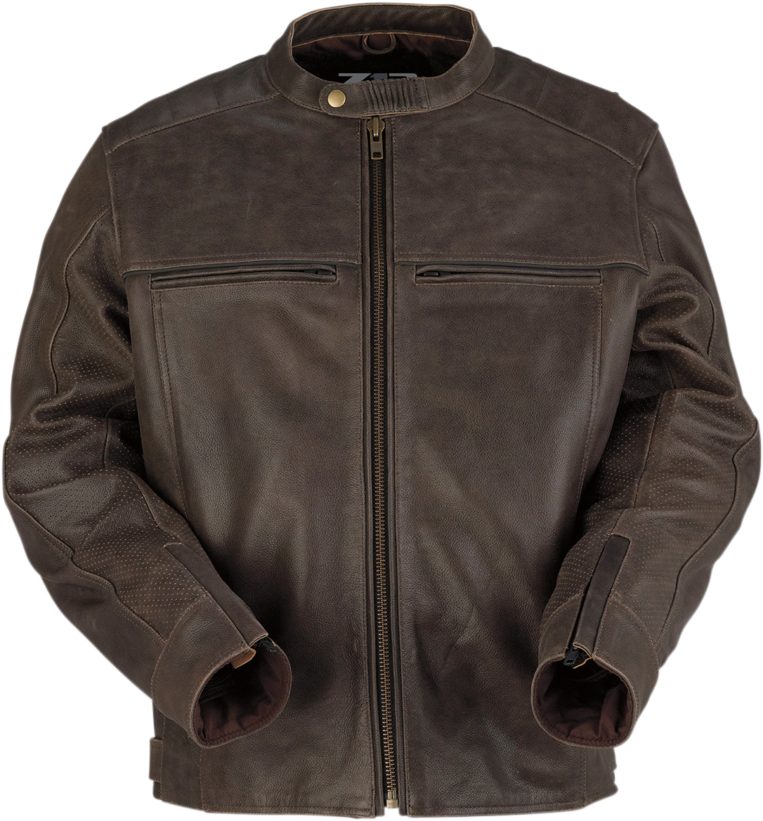 Z1R Indiana Jacket Brown Large 2810-3403 - J J Motorsports