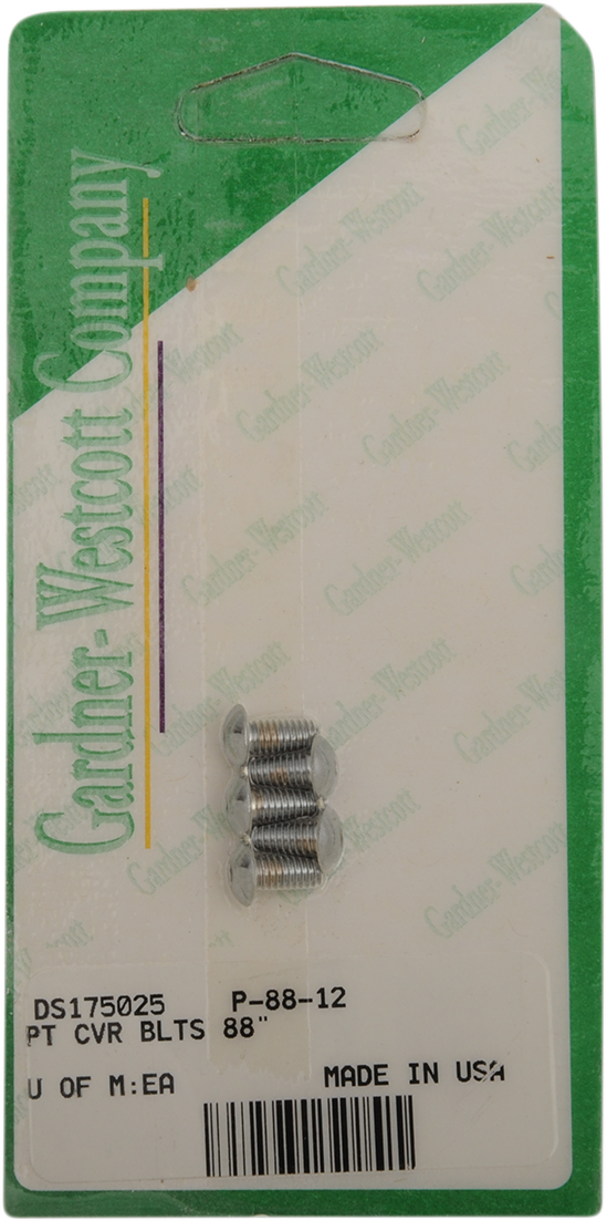 Gardner-Westcott Point Cover Bolts '99-'17 Twin Cam P-88-12 - J J