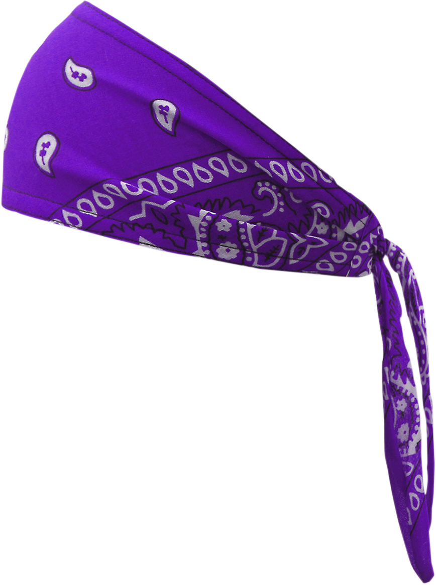 Schampa & Dirt Skins Old School Bandana Purple Paisley Osb1-223