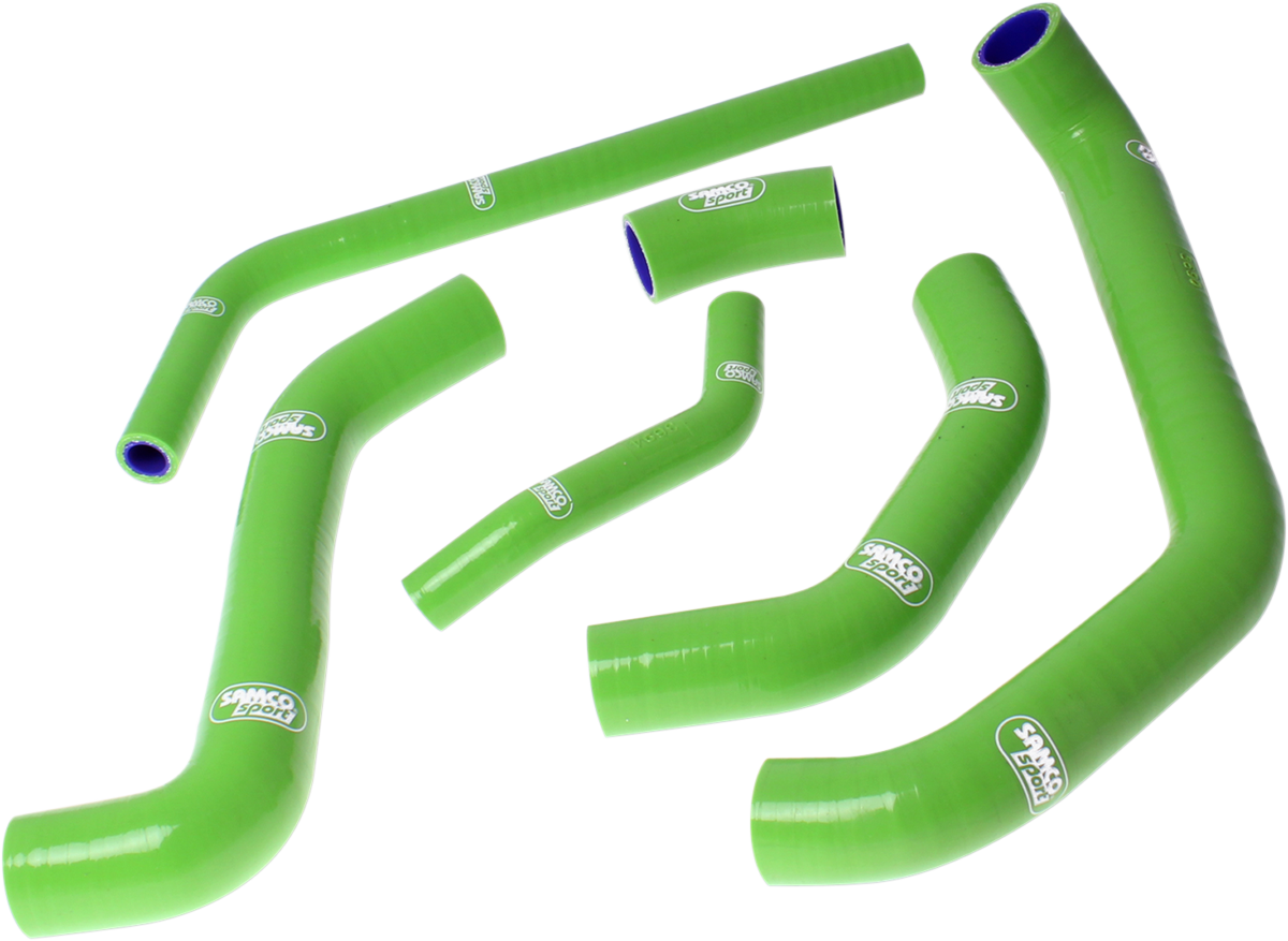 ＊c＊ Samco Sport Radiator Hose Kit Green Kawasaki Kaw45-Gn - J J