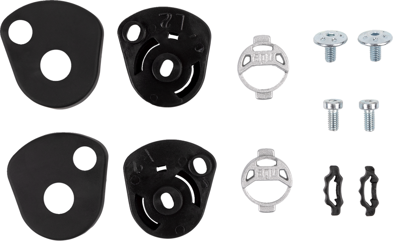 AGV K6/K6 S Visor Mechanism Kit Gray 20KR630002001 - J J Motorsports