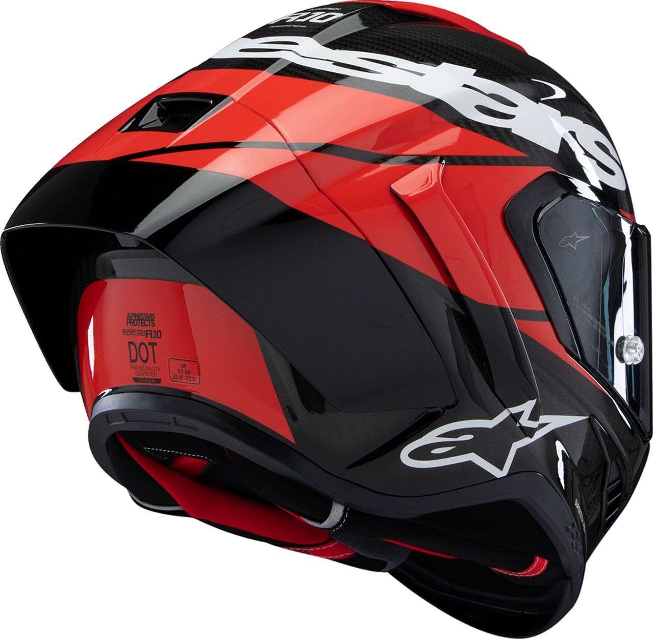 Alpinestars Supertech R10 Helmet Element Carbon/Red/White XL