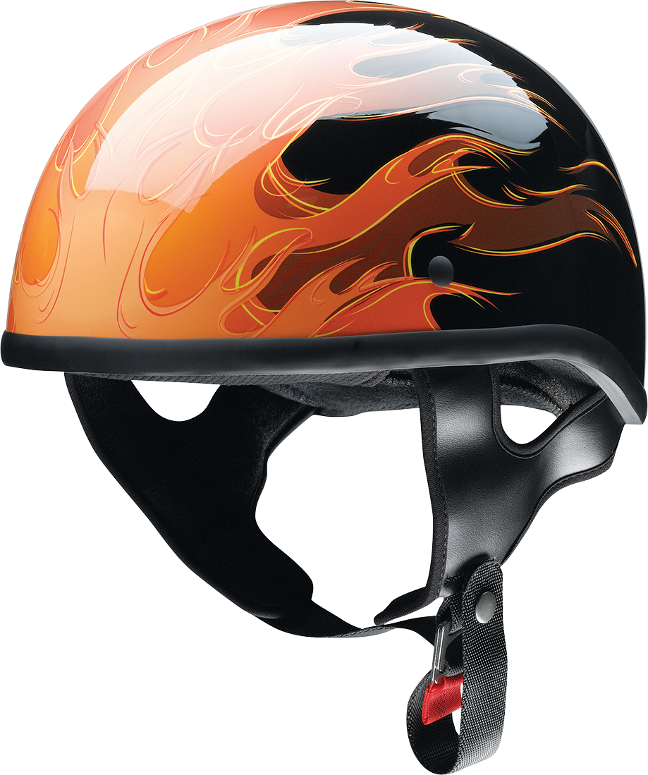 Z1R CC Beanie Helmet Hellfire Orange XS 0103-1345 - J J Motorsports