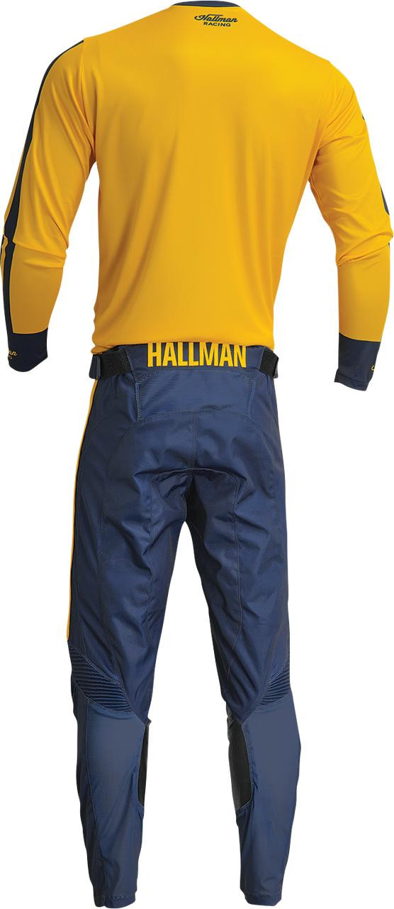 Thor Hallman Differ Roosted Jersey Lemon/Navy Medium 2910-7122