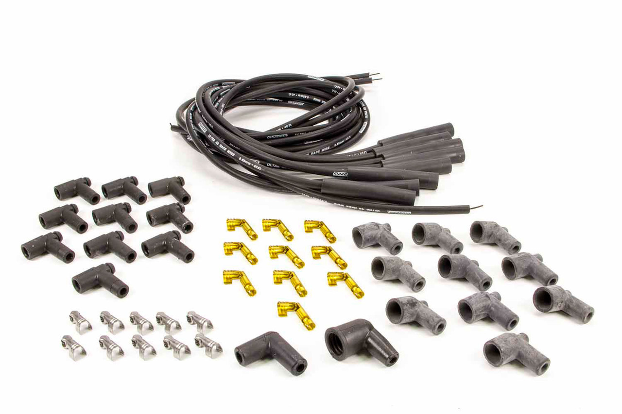 Moroso Ultra 40 Plug Wire Set Black 73815 J J Motorsports