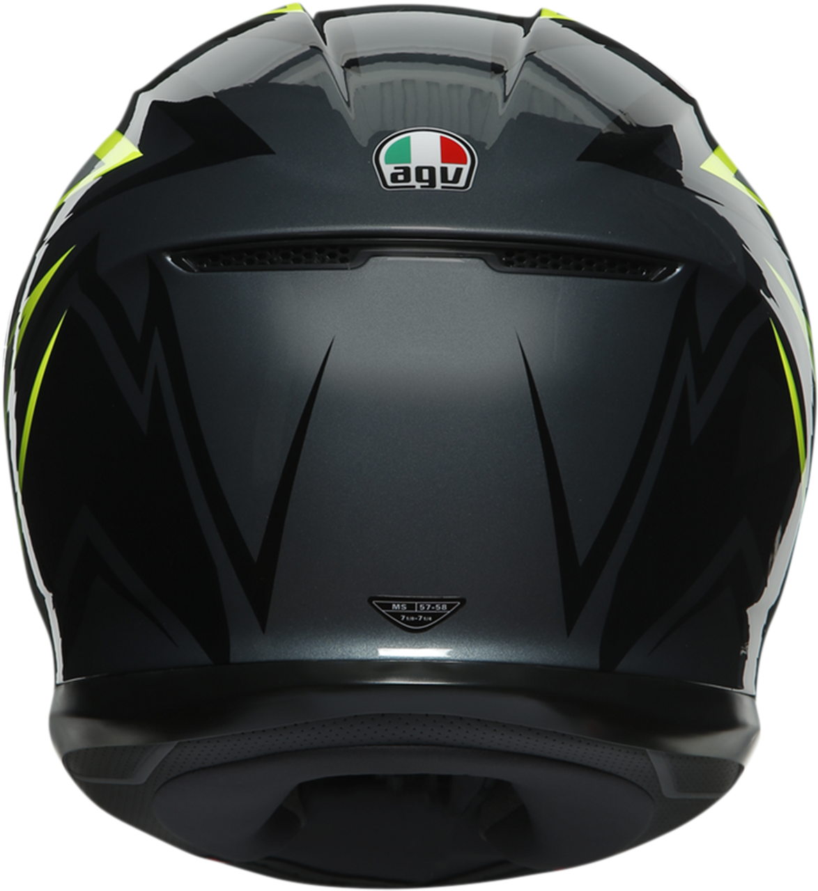 AGV K6 Helmet - Flash - Gray/Black/Lime - XL 216301O2MY01110 - J J