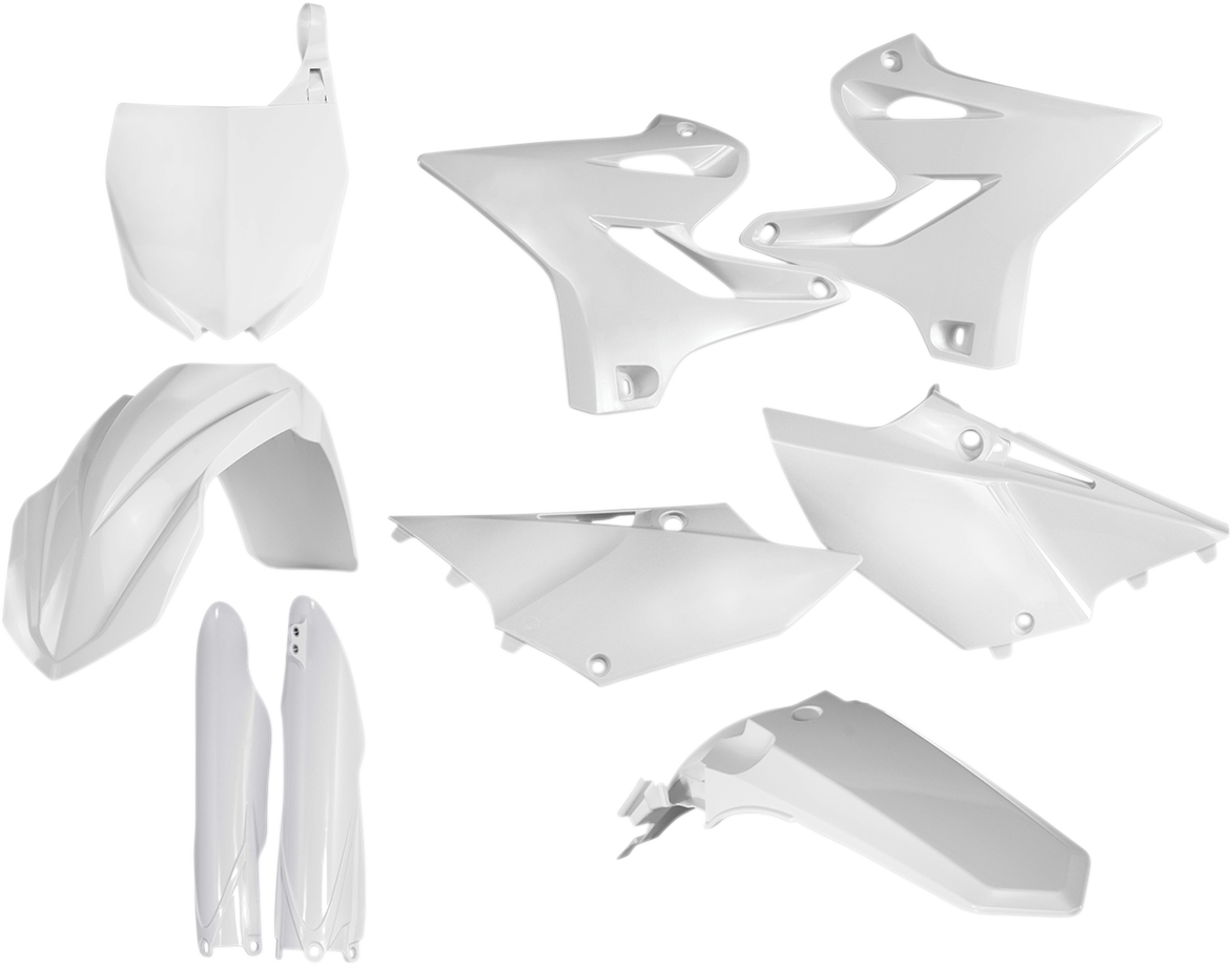 Acerbis White Complete Plastic Body Kit (2141780002