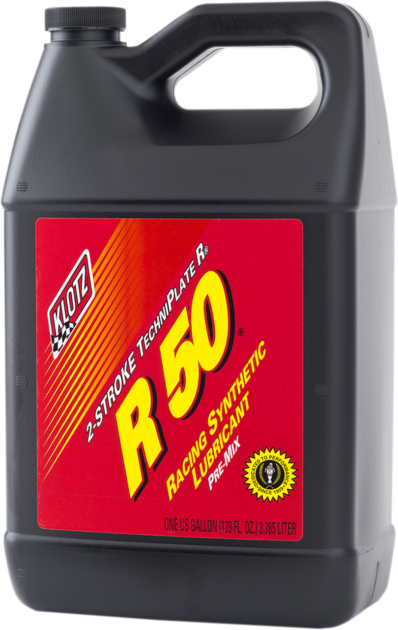 Klotz Oil R-50 Racing Techniplateâ® Synthetic Premix 2-Stroke Oil 1 U.S.  Gal. Kl-105 - J J Motorsports