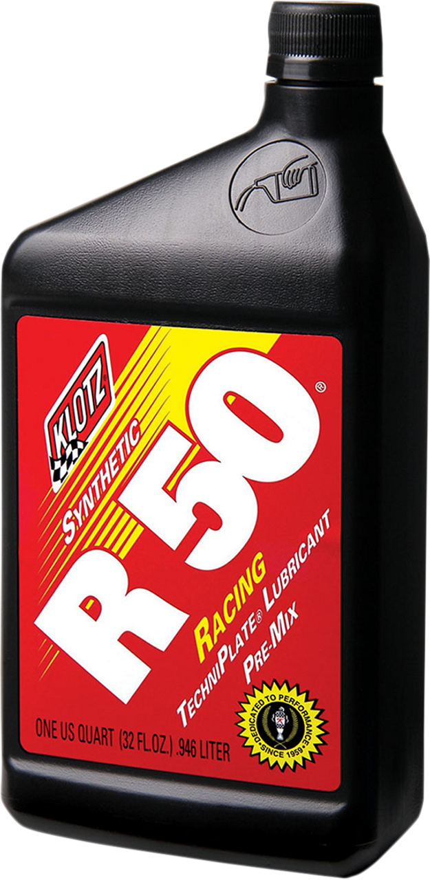 KLOTZ OIL R-50 Racing TechniPlate® Synthetic 2-Stroke Premix Oil
