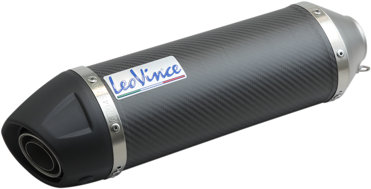 Leovince LV One Evo Muffler - Carbon Fiber, 14303E