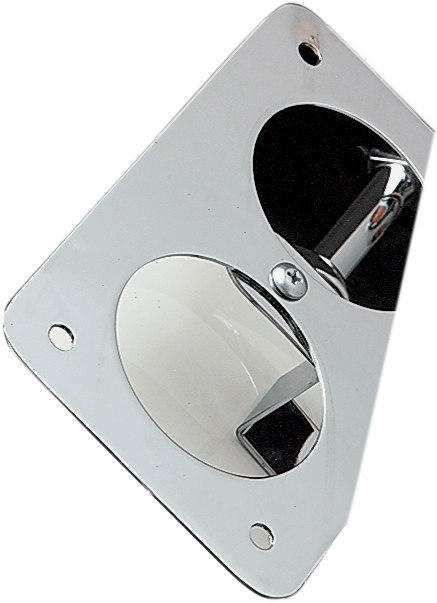 Cycle Visions Vertical License Plate Mount With Light '86-'07 St Chrome Cv 4600l