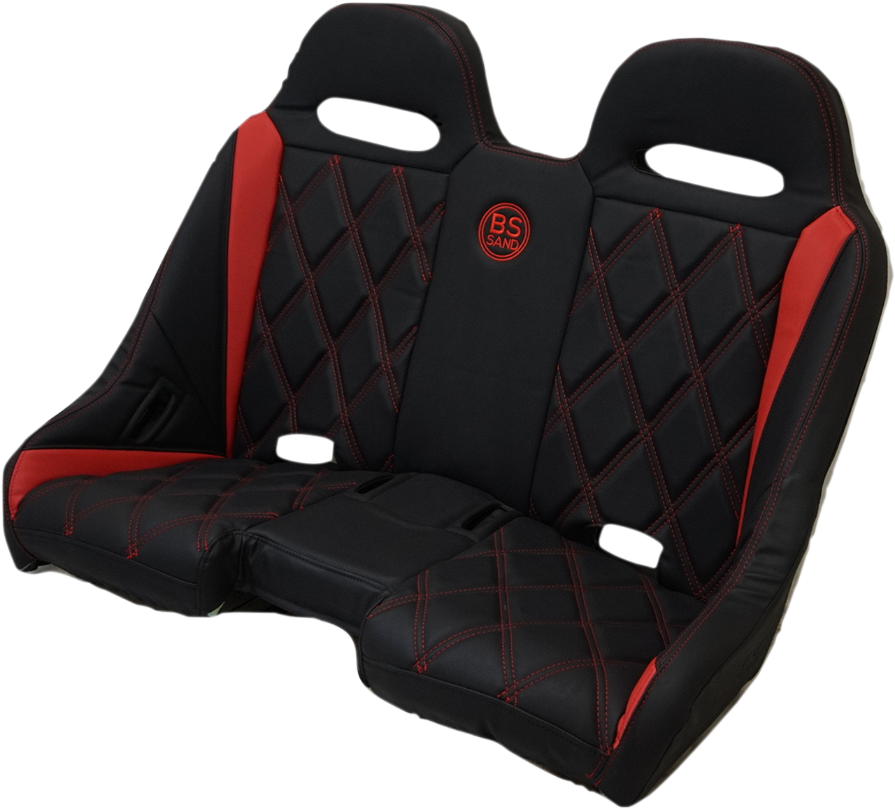 Bs Sands Extreme Bench Seat Black/Red Exberdbdr - J J Motorsports