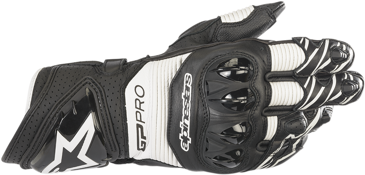 Alpinestars Gp Pro R3 Gloves Black /White Xl 3556719-12-Xl - J J Motorsports