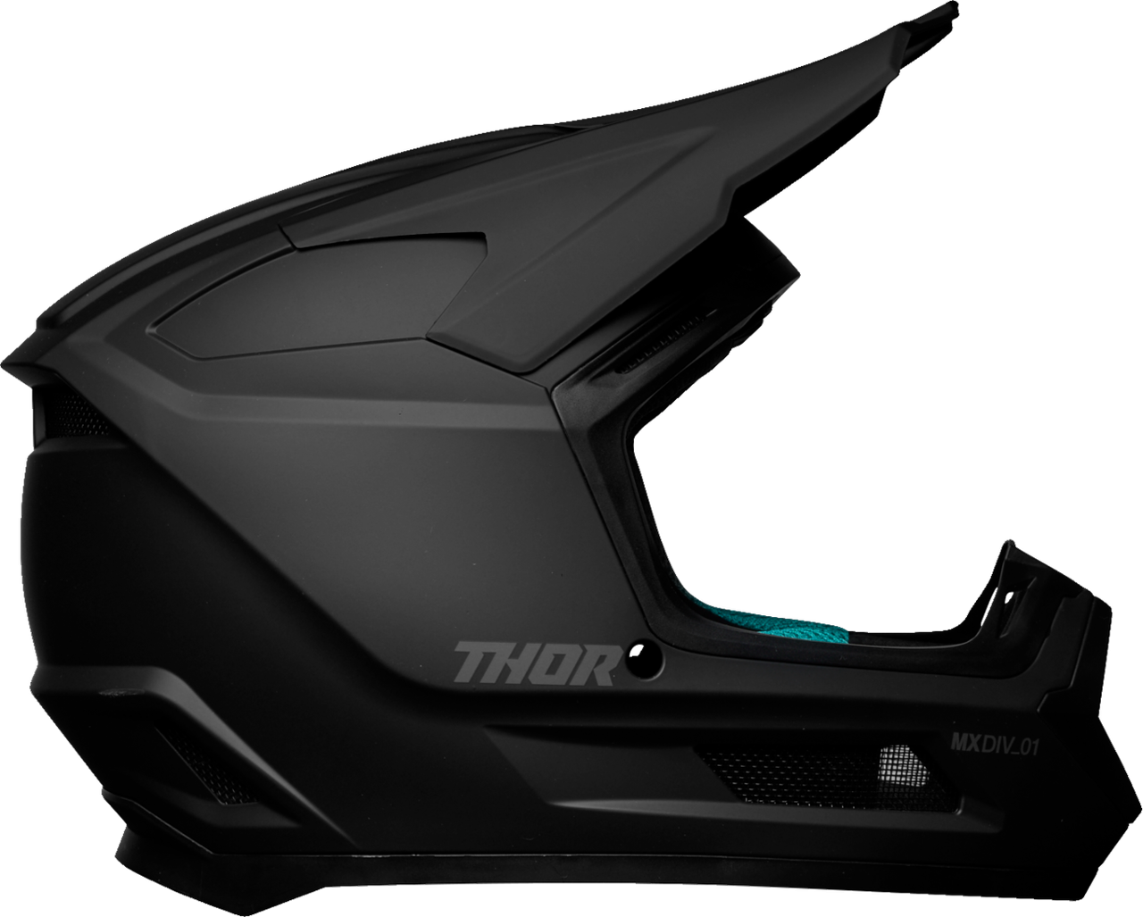 blackout motorcycle helmet Thor Sector Solid Motocross - Black / 55-56cm Packed with features gleaned directly from our flagship Star line Thor Fleet Motocross Helmet m_57_58