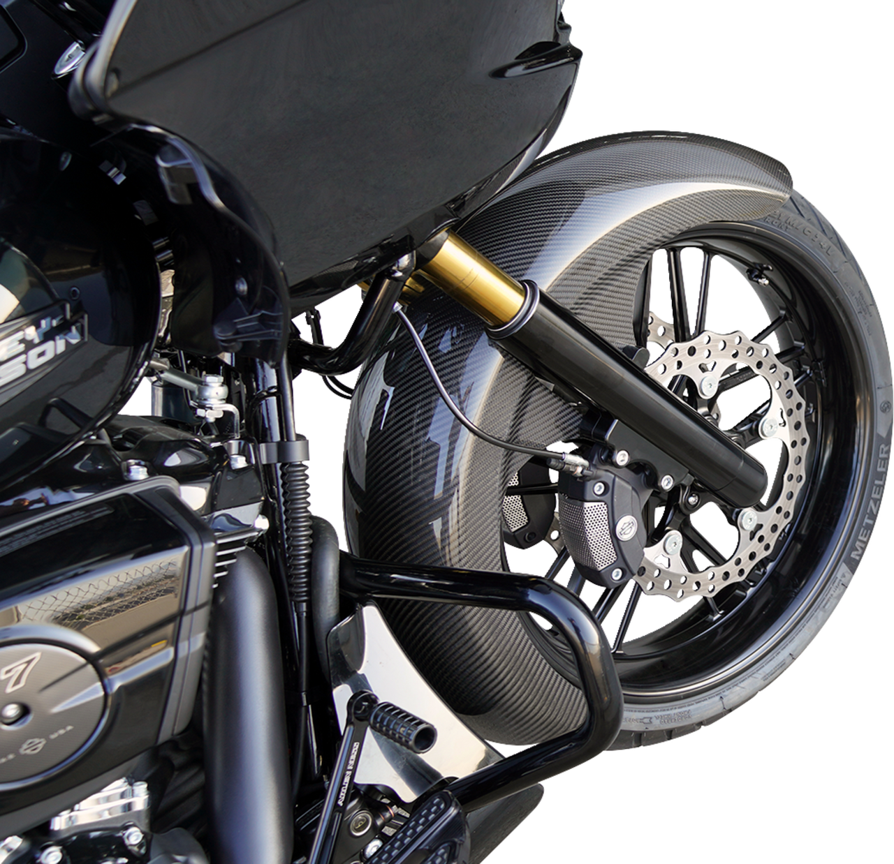 Front Fender Arlen Ness 21 In。39/49 Pro Short Steel Front Fender - 06-766 Arlen Ness 21 in. 39/49 Pro Short Steel Front Fender - 06-766 Arlen Ness 21\" Wheel Front Fender Brackets for Harley Touring 2014