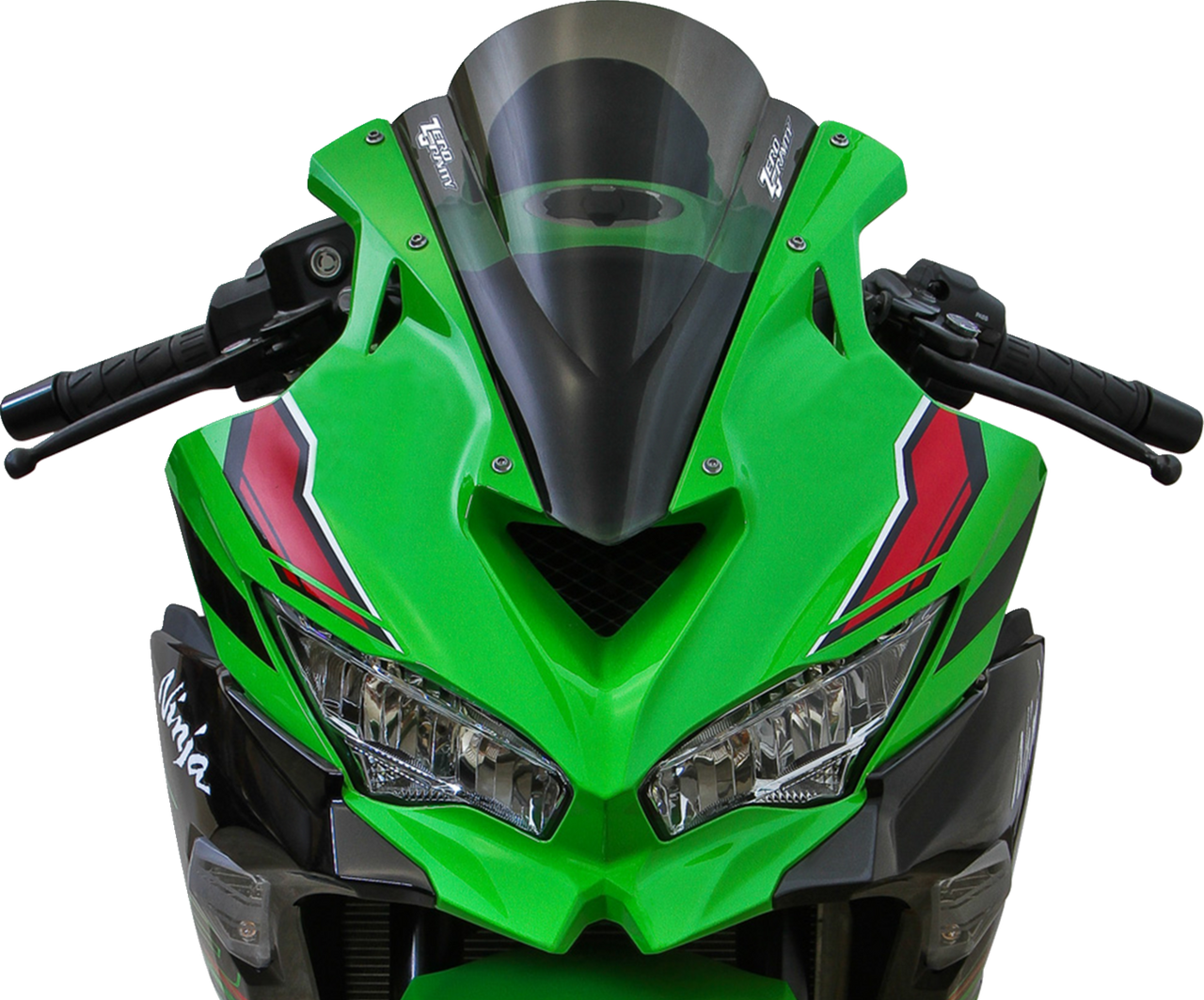 Zero Gravity Double Bubble Windscreen Light Smoke ZX-4RR 16-284-02