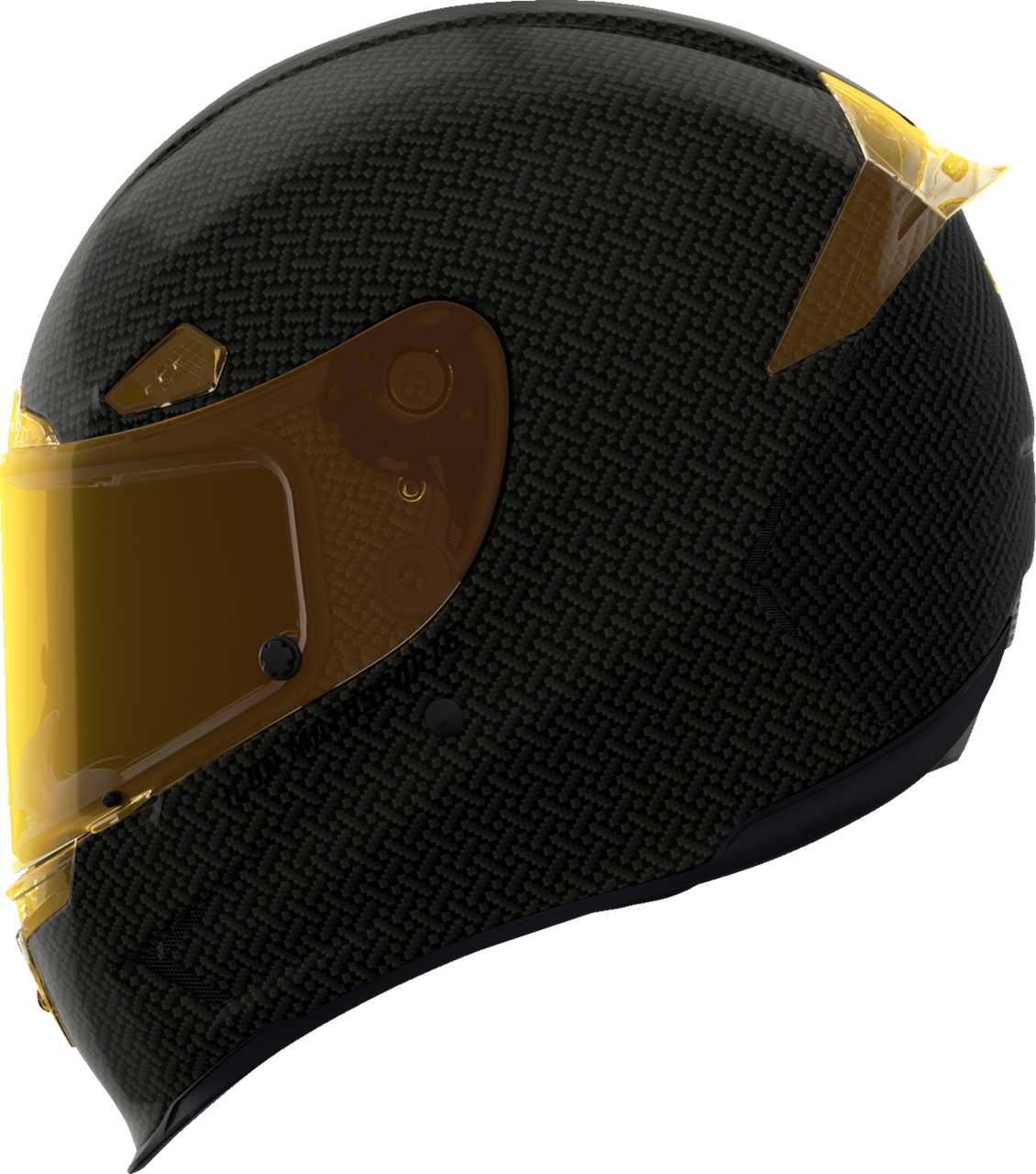 Icon Airframe Pro Helmet Carbon 4Tress Yellow XL 0101-16663 - J J  Motorsports