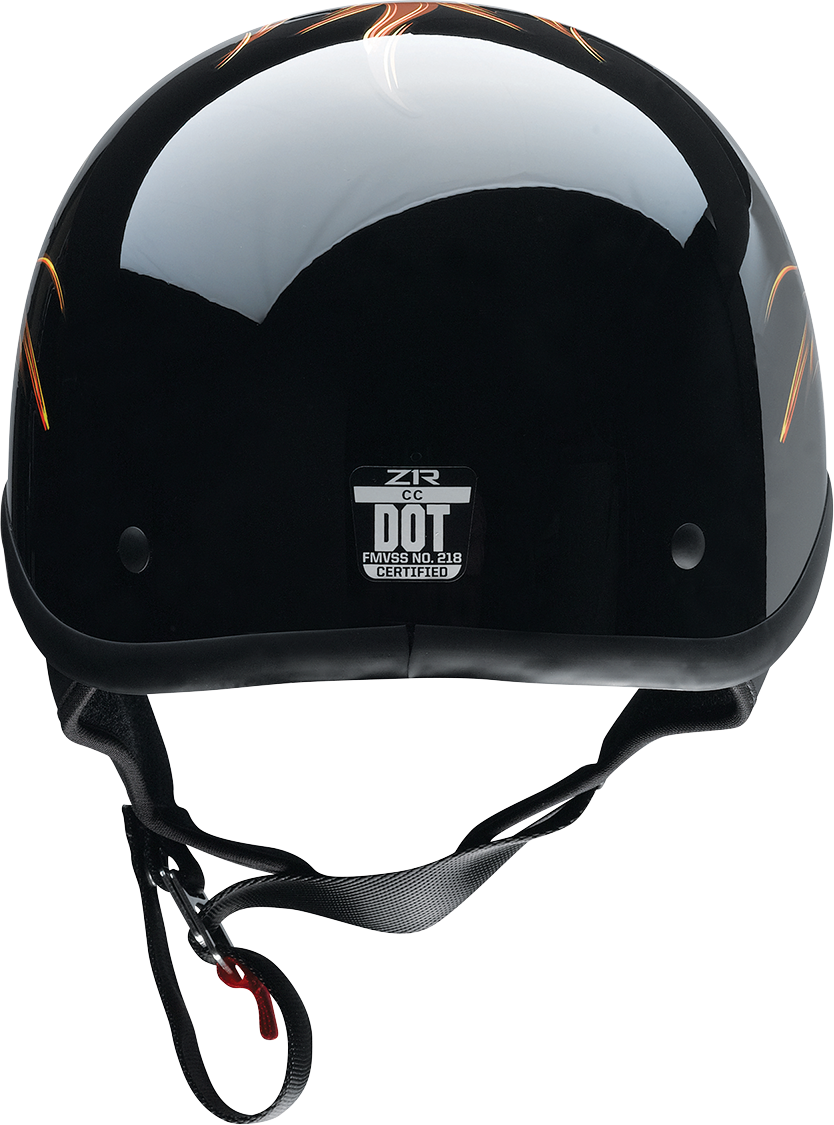 Z1R CC Beanie Helmet Hellfire Orange XS 0103-1345 - J J Motorsports