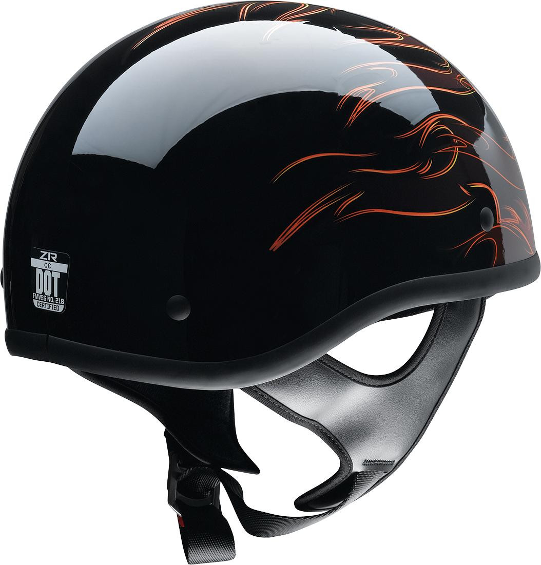 Z1R CC Beanie Helmet Hellfire Orange XS 0103-1345 - J J Motorsports