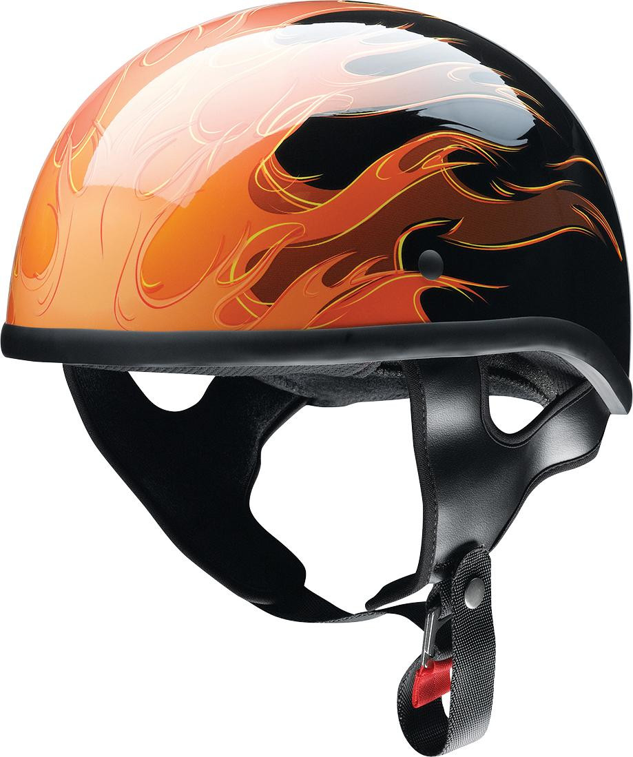 Z1R CC Beanie Helmet Hellfire Orange XS 0103-1345 - J J Motorsports