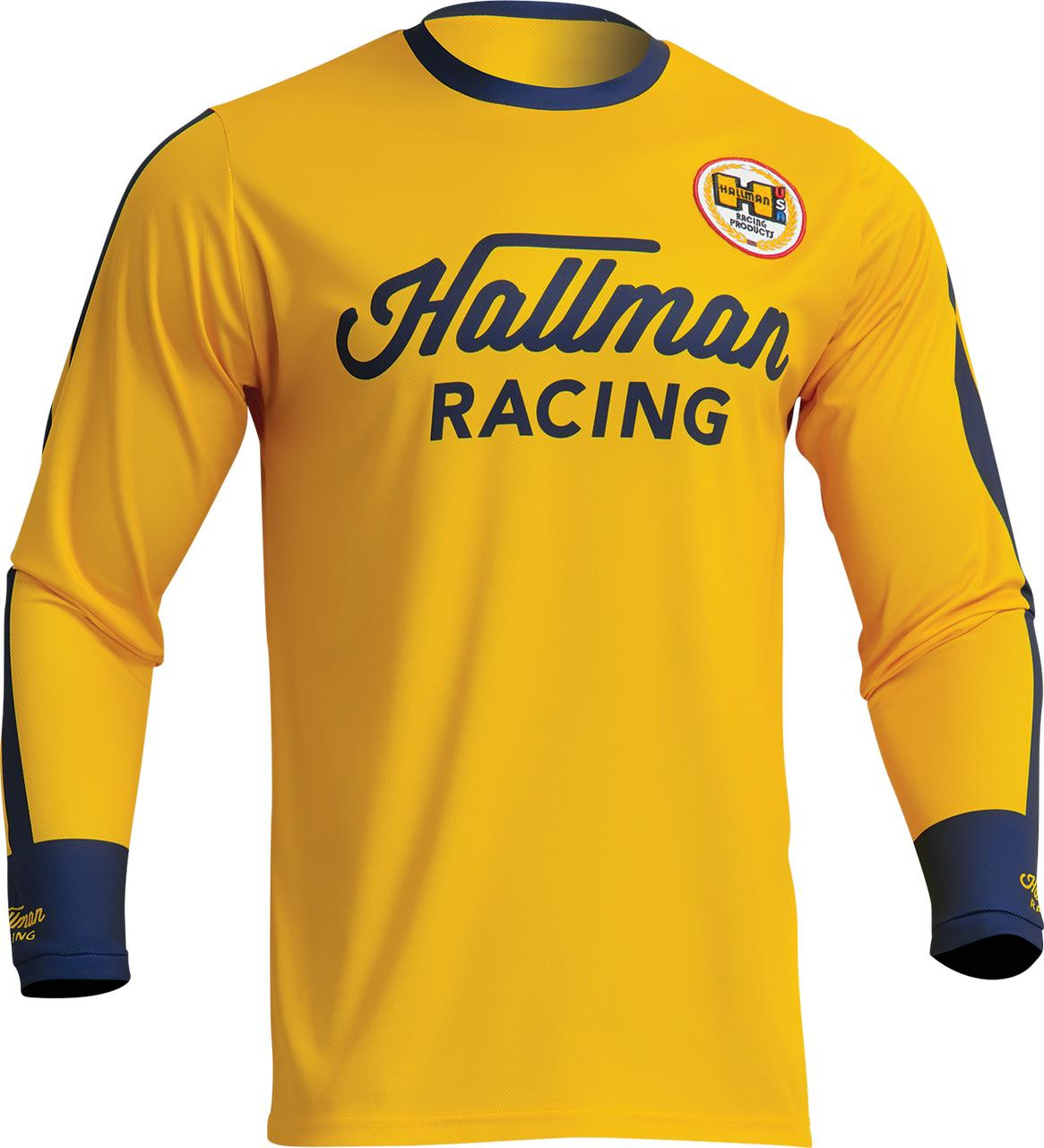 Thor Hallman Differ Roosted Jersey Lemon/Navy Medium 2910-7122