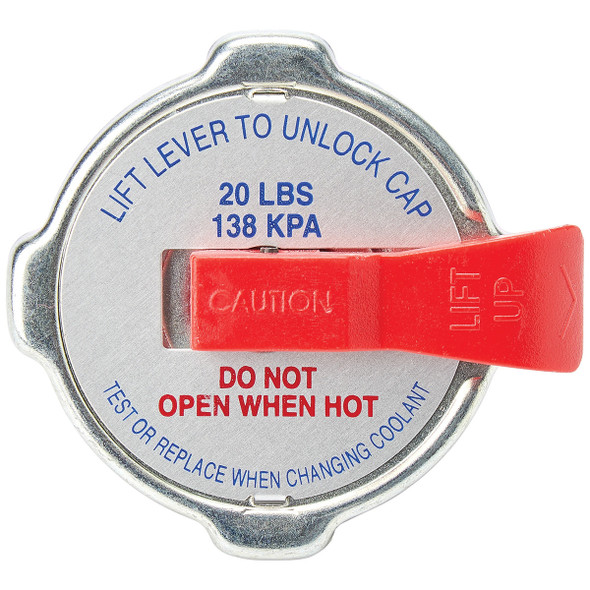 Radiator Cap 18-22 PSI W/Lever ALL30130