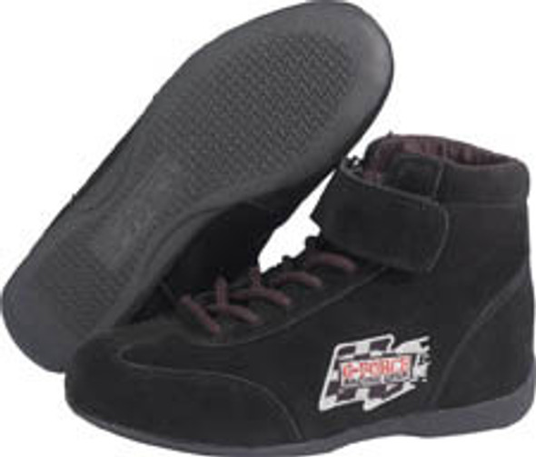 GF235 RaceGrip Mid-Top Shoes Black Size 11 GFR0235110BK