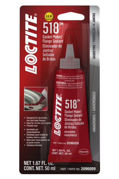 Loctite - 518 Gasket Eliminator Flange Sealant - 50 mL Tube