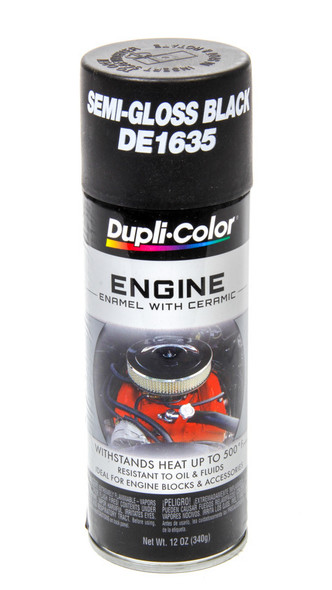 Ford Semi Gloss Black Engine Paint 12oz SHEDE1635