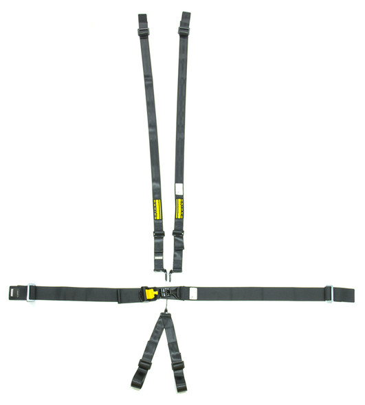 6pt Harness System SFI LatchLink Black HANS SRBSR76560H
