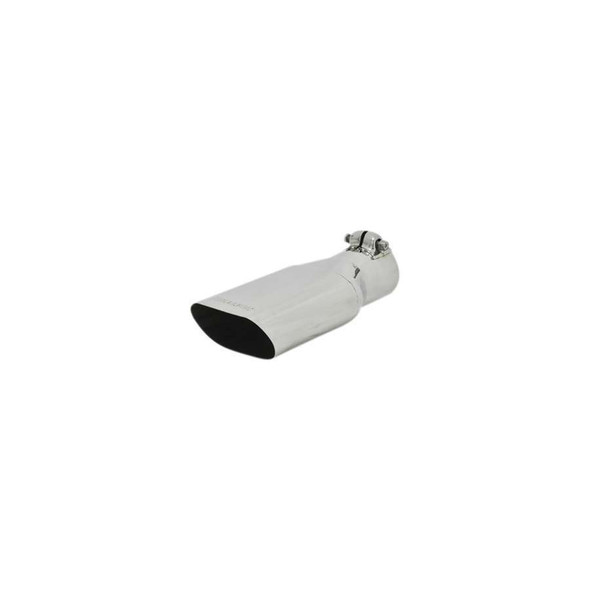S/S Exhaust Tip 4.25 x 2.25in Oval - 2.5in Pipe FLO15385