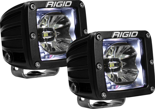 LED Light Pair Radiance Pod White Backlight RIG20200