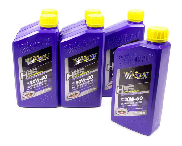 20w50 HPS Multi-Grade Oil case 6x1 Quart ROY36250