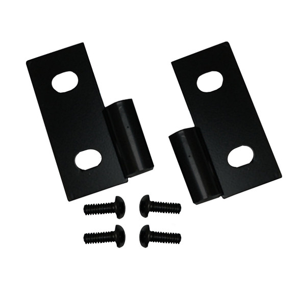 Lower Door Hinge Bracket s  Black 76-06 Jeep CJ RUG11202.03