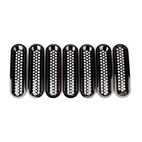 Grille Inserts Perforate d Black 07-18 Jeep Wrang RUG11306.31