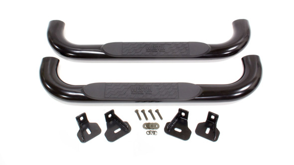 99-06 GM Full Size Reg Cab Oval Step Bar Black WES21-1405