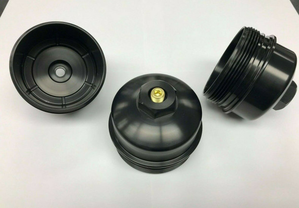 Ford Powerstroke 6.0L Diesel Oil Filter Cap/Tool Aluminum - Anodized Black