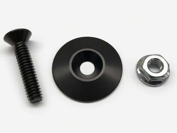 Allen Head Body Bolt Kit - 1/4" ID, 1-1/4" OD Aluminum Washers with Serrated Nuts