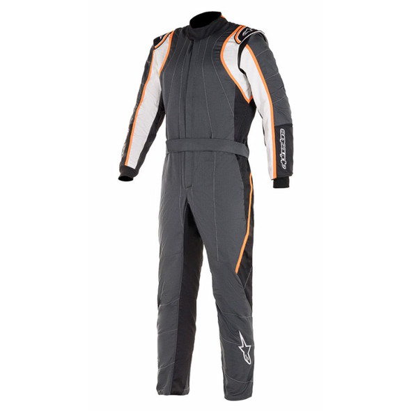 GP Race Suit V2 Large / X-Large Black Flou Orang ALP3355120-1424-58