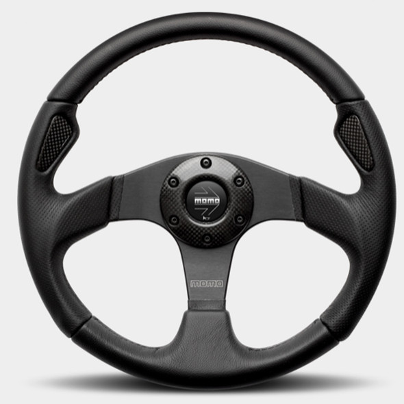 Jet Steering Wheel Leath er / Air Leather 320mm MOMJET32BK0B