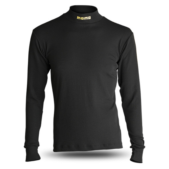 Comfort Tech High Collar Shirt Black Large MOMMNXHCCTBKL00