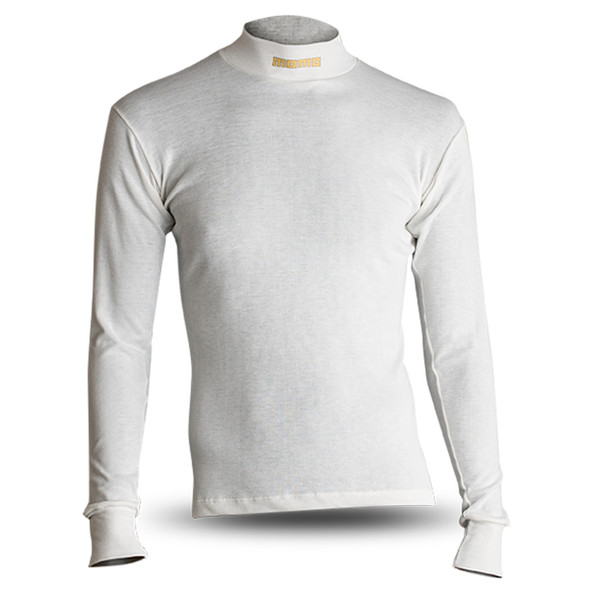 Comfort Tech High Collar Shirt White Large MOMMNXHCCTWHL00