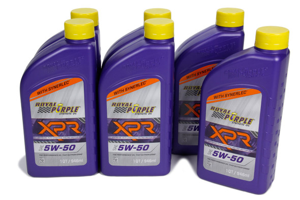 5w50 XPR Racing Oil Case 6 x 1 Quart ROY06052